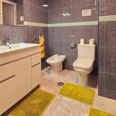 Casita Canaria Playa Beachfront Access & Lateral Ocean View With Terrace Apartamento *