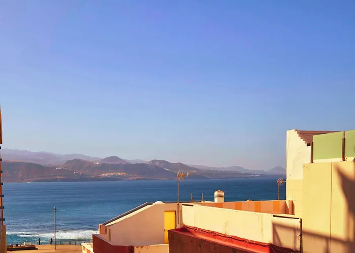 Appartement Casita Canaria Playa Beachfront Access & Lateral Ocean View With Terrace Las Palmas de Gran Canaria