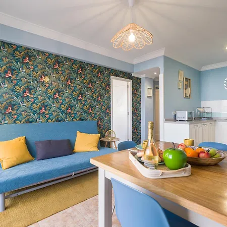 Casita Canaria Playa Beachfront Access & Lateral Ocean View With Terrace Apartamento