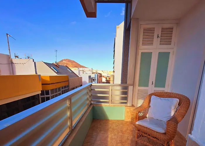 Apartament Casita Canaria Playa Beachfront Access & Lateral Ocean View With Terrace *