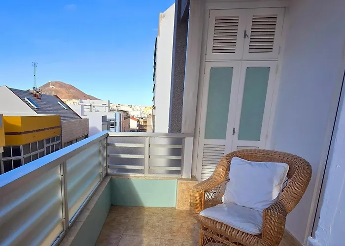 Casita Canaria Playa Beachfront Access & Lateral Ocean View With Terrace Las Palmas de Gran Canaria