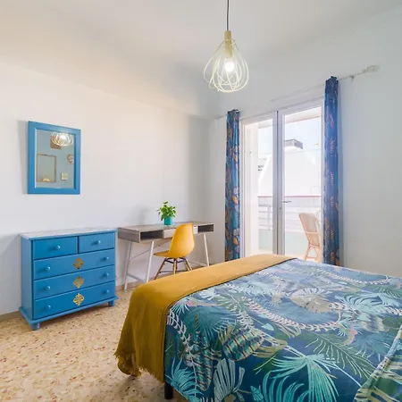 아파트 Casita Canaria Playa Beachfront Access & Lateral Ocean View With Terrace 라스팔마스