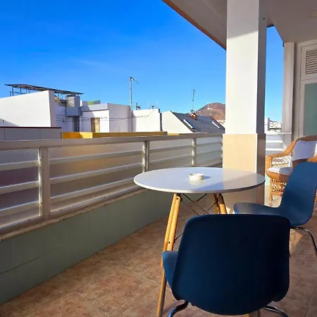 Casita Canaria Playa Beachfront Access & Lateral Ocean View With Terrace * 라스팔마스